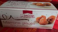 Mängden socker i Marrons glacés