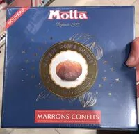 Mängden socker i Marrons confits