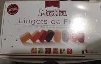 Mängden socker i Lingots de fruits