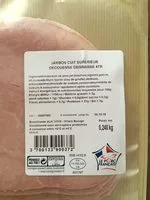 Mängden socker i Jambon cuit superieur