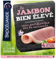 Mängden socker i Jambon Bien Élevé avec couenne 4 tranches