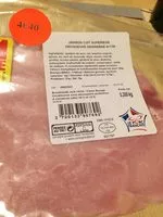 Mängden socker i Jambon cuit superieur