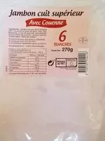 Mängden socker i Jambon cuit supérieur