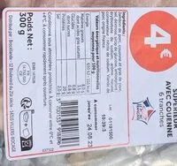 Mängden socker i Jambon cuit supérieur avec couenne