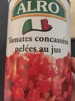 Mängden socker i Tomates pelées concassées