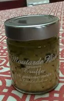 Mängden socker i Moutarde bio saveur truffe et poivre noir à l'huile d'olive