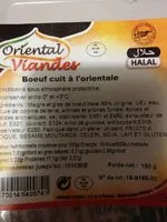 Mängden socker i Bœuf cuit à l'oriental