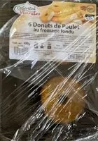 Mängden socker i Donut de poulet