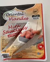 Mängden socker i El Saada Mini Saucisses Orientales Halal 400g