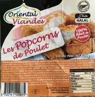 Mängden socker i Les popcorns de poulet