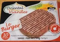 Mängden socker i le burger (halal)