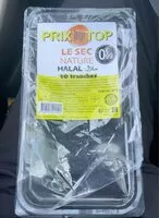 Mängden socker i Le sec nature halal