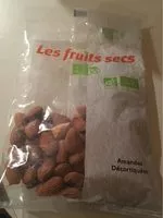 Mängden socker i Amandes décortiquées