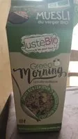 Mängden socker i Muesli du verger BIO - GREEN MORNING