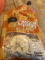 Mängden socker i Amandes effilées