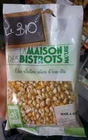 Mängden socker i Maïs à Popcorn Bio