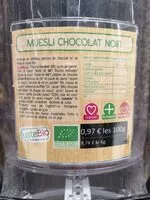 Mängden socker i Muesli chocolat noir