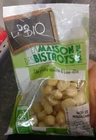 Mängden socker i Noix de macadamia Bio