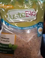 Mängden socker i noisette en poudre