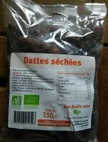 Mängden socker i Dattes séchées