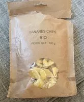 Mängden socker i Bananes chips bio