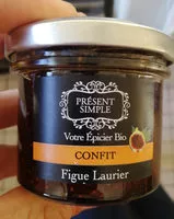Mängden socker i confit de figue et laurier
