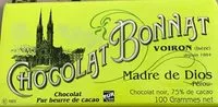 Mängden socker i Chocolat Bonnat Pérou