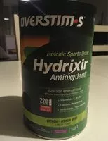 Mängden socker i Hydrixir antioxydant