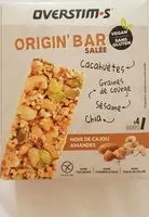 Mängden socker i Origin'bar salée