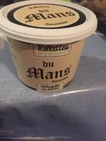 Mängden socker i Rillettes du Mans