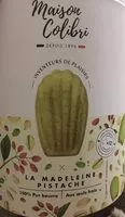 Mängden socker i Madeleine Pistache