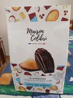 Mängden socker i La madeleine coque chocolat noir Noix de coco