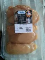 Mängden socker i Filets de poulet