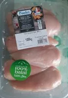 Mängden socker i Filets de poulet halal