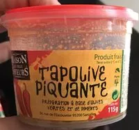 Mängden socker i Tapenade Olives Vertes & Piments