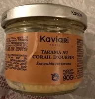 Mängden socker i Tarama au corail d'oursin