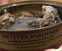 Mängden socker i Petites sardines a l'huile d'olive