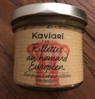 Mängden socker i Rillettes au homard Européen