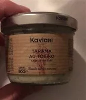 Mängden socker i tarama au tobiko saveur wasabi