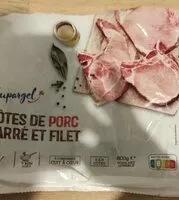 Mängden socker i Côté de porc carré et filet