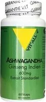 Mängden socker i Ashwagandha 600MG - 60 Végicaps - Vitall+