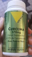 Mängden socker i Curcuma + Poivre Noir - 60 Capsules - Vitall+