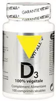 Mängden socker i Vitamine D3 Végétale 20 µG - 100 Comprimés