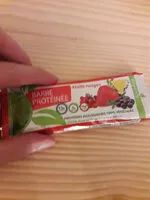 Mängden socker i Barre protéinée Fruits rouges