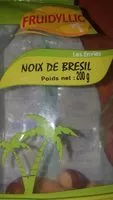 Mängden socker i Noix du Brésil