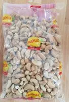 Mängden socker i Noix de cajou grillées et salées