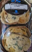 Mängden socker i 2 Tartelettes Fermières à la fourme