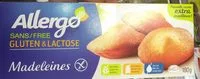 Mängden socker i Madeleines type sans gluten