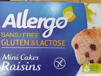 Mängden socker i Mini cakes raisins