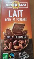 Mängden socker i Lait doux & fondant